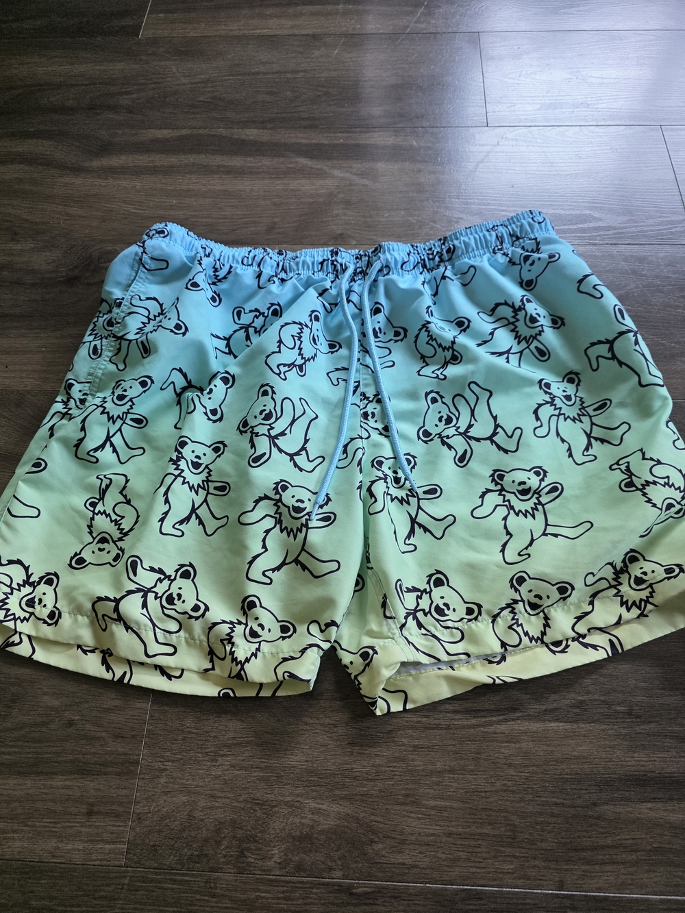 Grateful Dead Dancing Bears Gradient Swim Shorts XL